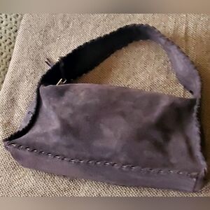 Italian Genuine Leather Shoulder Bag with Wide Padded Strap